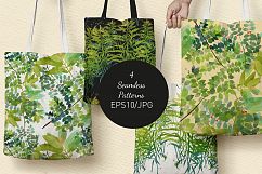 watercolor summer plants Product Image 5