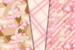 Good night bunny pattern in pink Product Image 4
