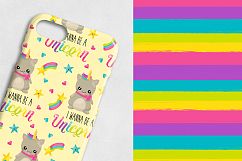 WANNABE-UNICORN , digital papers Product Image 2