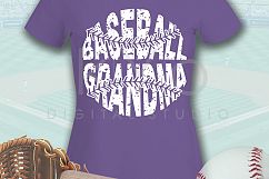 Distressed Baseball ball Mom Dad Brother Sister Auntie Nana Grandpa Grandma t shirt design Product Image 5