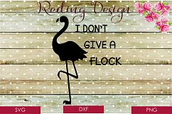 I dont give a flock SVG DXF PNG Digital Cut Files Product Image 1