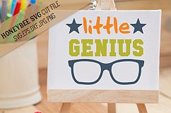 Little Genius Boy SVG Cut File Product Image 1