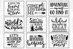 Adventure &amp; Travel Quote SVG Cut File Bundle Product Image 3