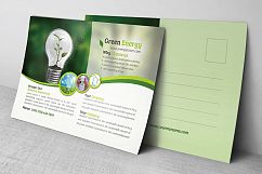 Green Energy Postcard Template Product Image 3
