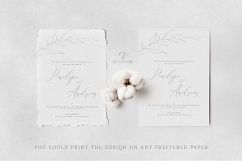 Elegant Floral Wedding Invitation Suite Product Image 10