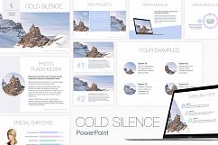 Cold Silence PowerPoint Template Product Image 1