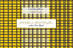 Blue and yellow watercolor flowers Product Image 3