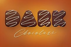 Chocolate Cake - 3D Lettering Product Image 5