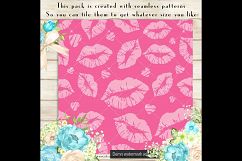 100 Seamless Tinted Lipstick Kiss Love Valentine Papers Product Image 2
