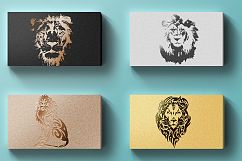 Lion and tiger logo Product Image 3