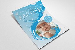 Baby Baptism Flyer Product Image 2