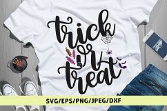 Trick Or Treat - Halloween SVG EPS DXF PNG Cutting Files Product Image 1