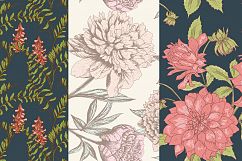 Hand Drawn Floral Vector Patterns Product Image 8