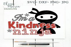 Back To School SVG, Ninja, Kindness, School, Kindergarten Product Image 2