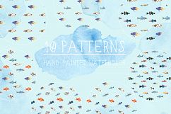 Aquarium Fishes Watercolor Clipart Product Image 7