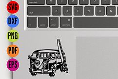 Campervan SVG Cutting File  Product Image 2