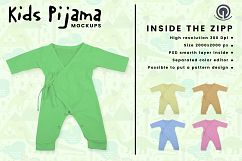 Kids Pijama Mockup Product Image 2