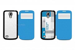 Samsung Galaxy S4 Mini PU Flip Mobile Case Design Mockup 2013 Product Image 1