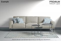 Carpets in Living Room Mockup Set Product Image 12