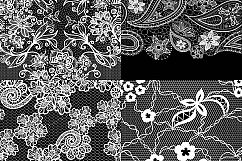White Lace Overlay Clipart Product Image 2