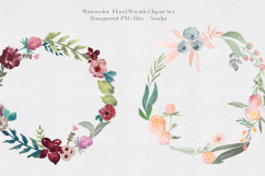 Watercolor Floral Wreaths Vol.1 Product Image 4