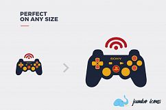 Flat Icons- Gaming &amp; Controls Set Product Image 2