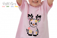 Reindeer SVG / DXF / EPS / PNG files Product Image 3