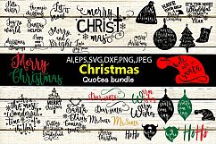 Christmas Quotes bundle svg cutting files | quotes svg Product Image 1