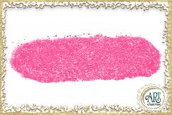 Brush Strokes in American Pink Glitter - Digital Clipart 24 of beautiful PNG files Product Image 11