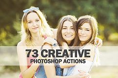73 Creative Photoshop Actions Collection (Action for photoshop CS5,CS6,CC) Product Image 1