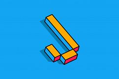 Isometric Alphabets Product Image 12