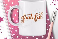 Thankful - Grateful - Blessed SVG bundle / Thanksgiving SVG Product Image 7