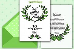 Double Sided Wedding Invitation Card Product Image 2