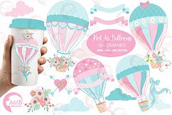       Hot Air Balloons, graphic, illustration, clipart AMB-1388  Product Image 1