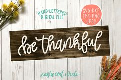 Thanksgiving SVG Bundle - Hand Lettered SVG Files for Signs Product Image 3