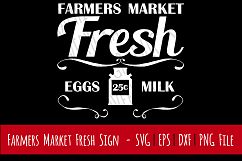 Farmers Market Fresh | Cutting &amp; Printable File | SVG | PNG Product Image 1