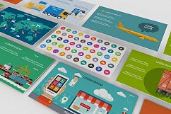 Logistics PowerPoint Infographic Set Product Image 2