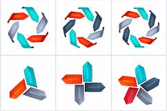Arrows infographic templates Product Image 2