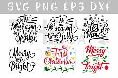 Christmas SVG Bundle SVG DXF PNG EPS Product Image 2