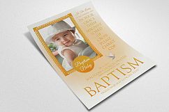 Baby Baptism Flyer Product Image 3