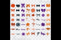 56 Halloween Bows and Ribbons Clip Arts PNG Transparent Product Image 2