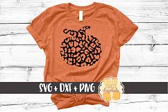 Leopard Print Pumpkin - Fall SVG File - Pumpkin SVG Product Image 1