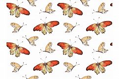 Butterflies. Watercolor set.  Product Image 6
