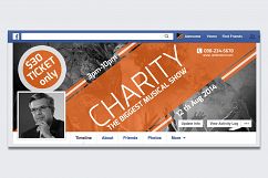 Charity Concert Facebook Timeline Cover Product Image 1