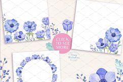 -40% OFF - Blue Anemones Product Image 5