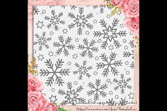 24 Luxury White and Gray Holiday Christmas Digital Papers Product Image 7
