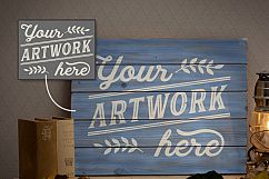 Woodsign mockup - romantic autumn interior Product Image 3