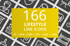 166 Lifestyle Line Inverted Icons Product Image 1
