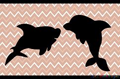 Sea animals silhouette / vector sea animal / sea animal SVG file / EPS vector / sea animals clipart Product Image 3