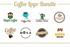 Coffee Logo Template Bundle Product Image 1